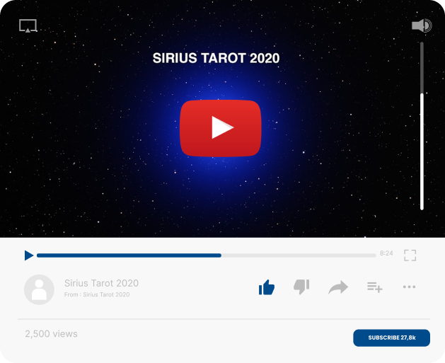 sirius tarot 2020 youtube kanal
